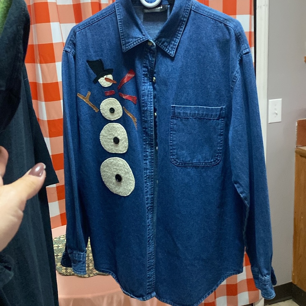 Christmas Button Down - image 1